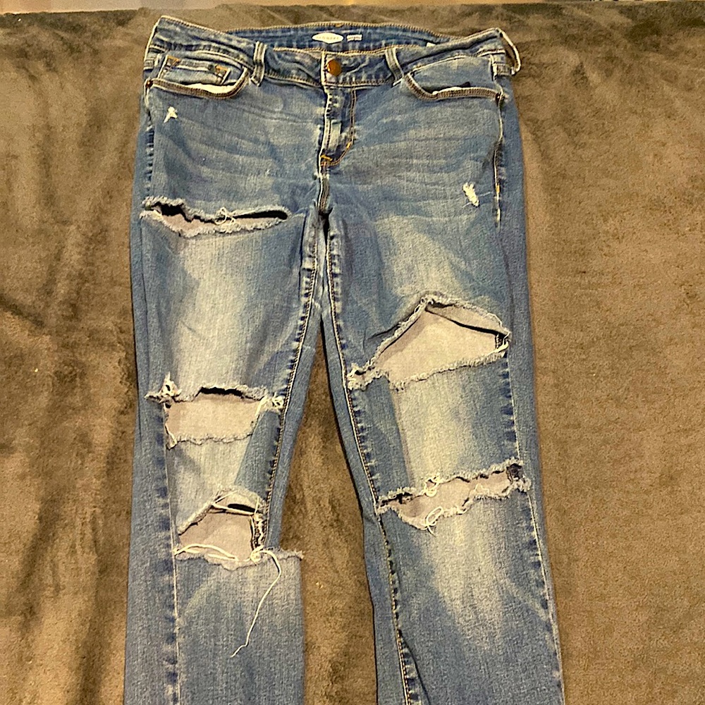 Old navy ripped jeans